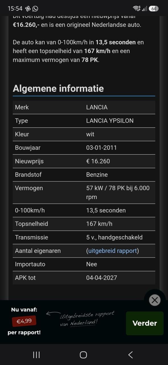 Lancia ypsilon