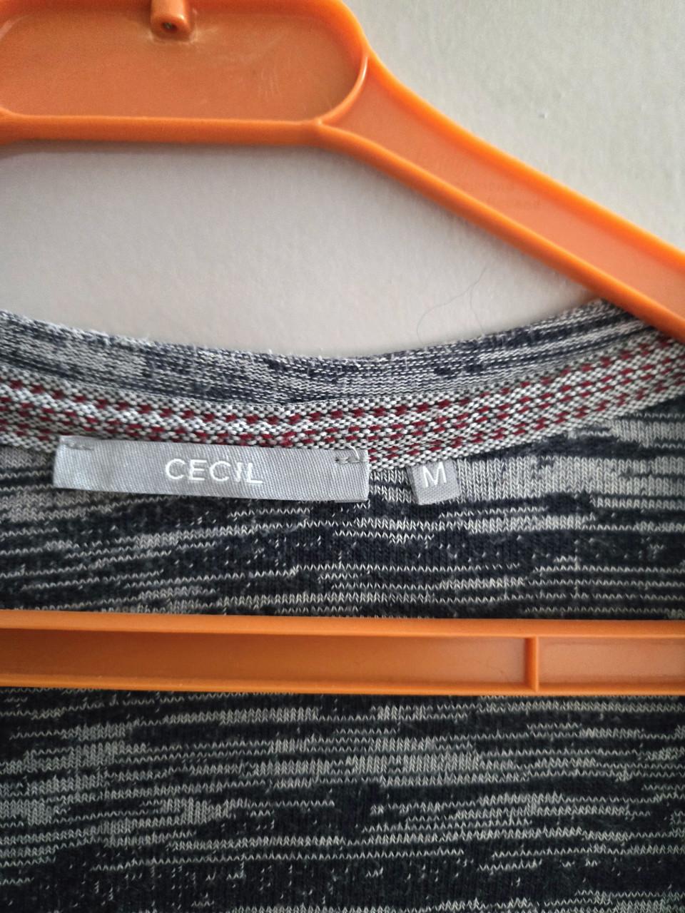 Gemêleerd lang vest van Cecil Maat M