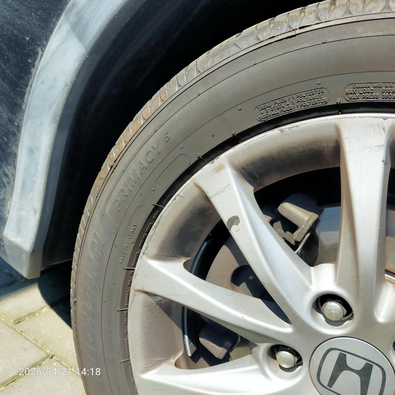 2 nieuwe Michelin Primacy 5 zomerbanden