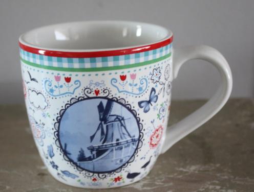 Mok met molen print