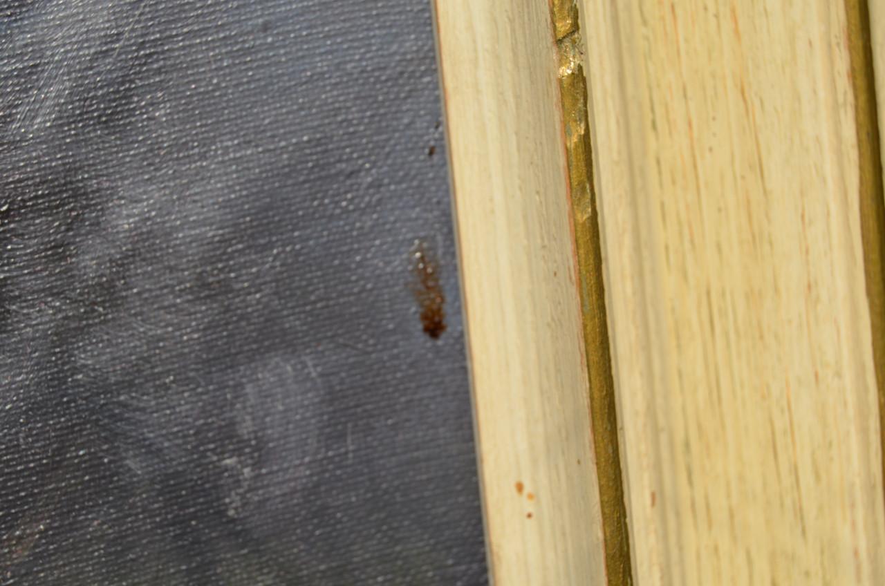 Flink schilderij Pierre Jacobs zicht op een vennetje gesigneerd