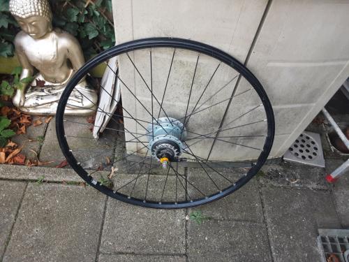 28 inch shimano nexus achterwiel Met 8 speed,rollerbrake rem