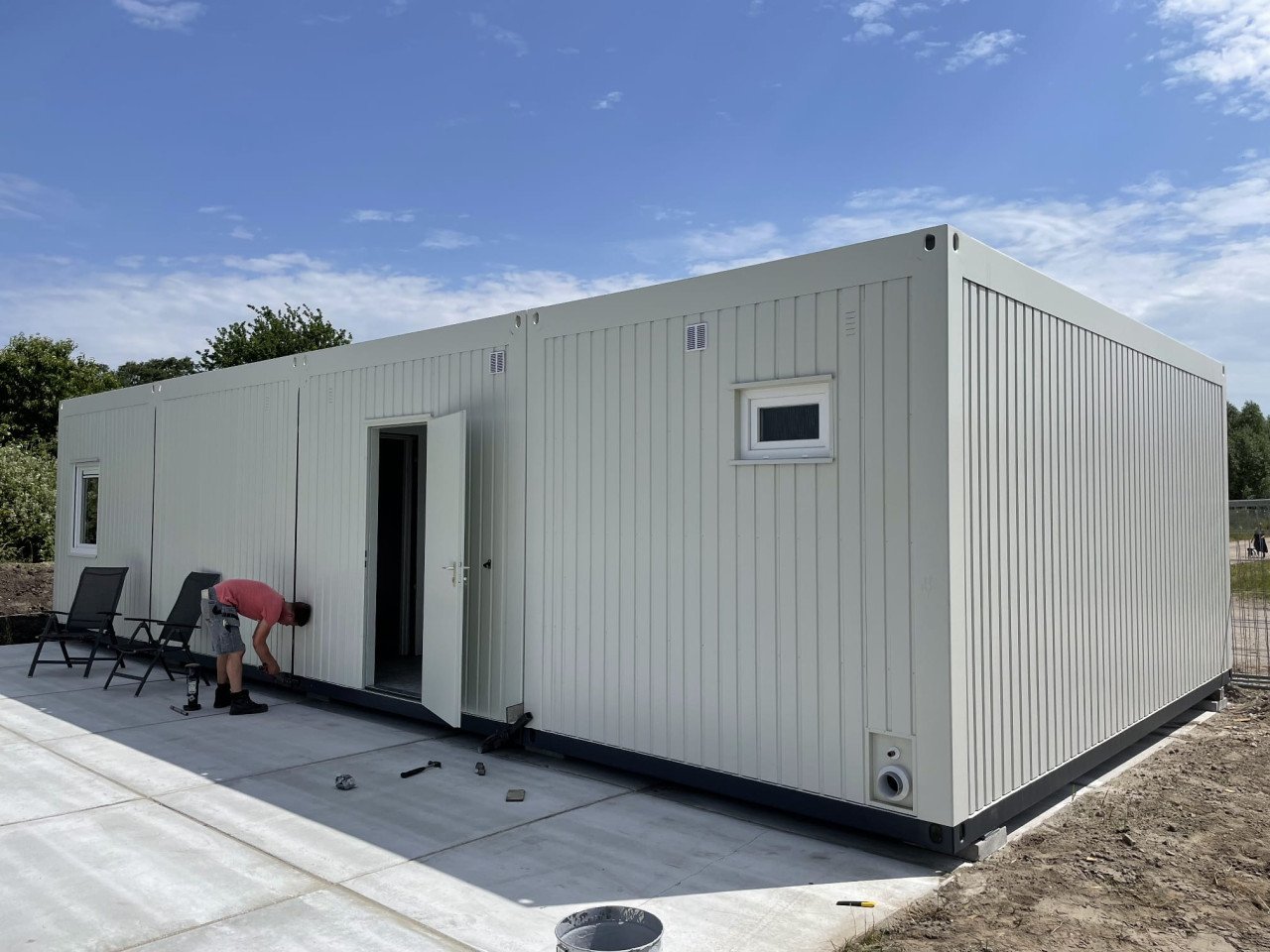 Woonunit / tijdelijke woning / kantoorunit 12x6m te huur