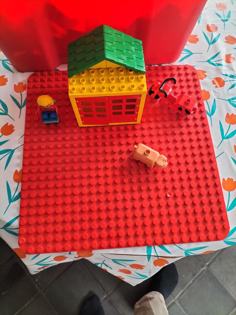 Doos met Duplo-speelgoed