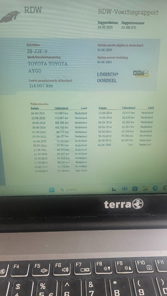 Toyota Aygo 1.0-12v dynamic blue / nl auto / nap