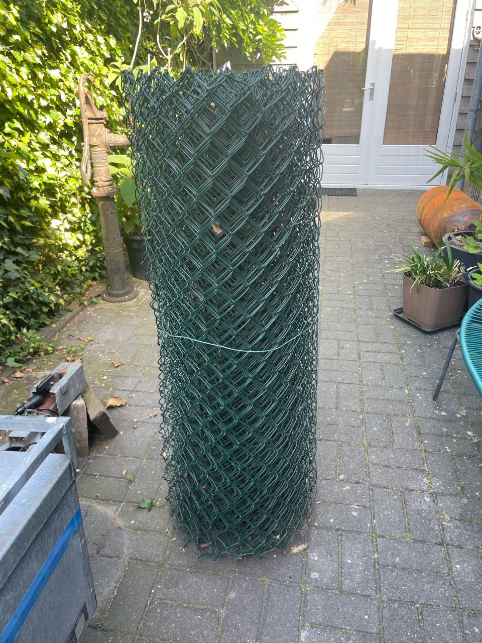 Harmonicagaas groen geplastificeerd H=1.3m