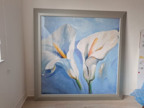 Groot schilderij 115x115 cm