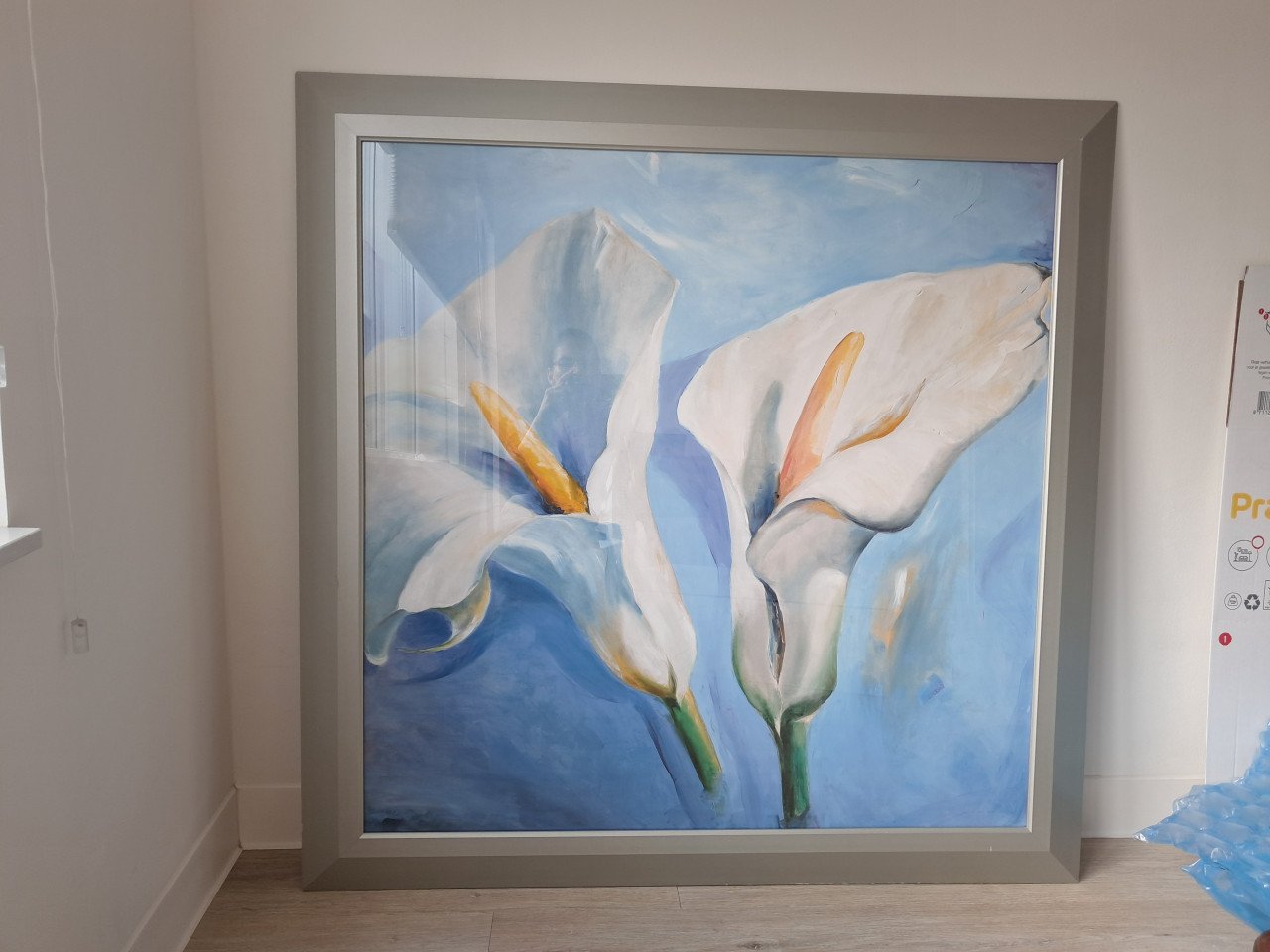 Groot schilderij 115x115 cm
