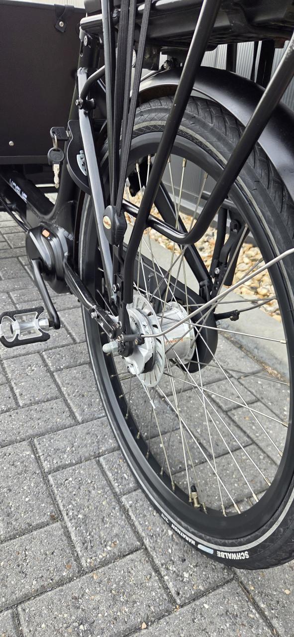 Prachtige Vogue Carry 3 Elektrische Driewielbakfiets  Matzwart (2392 km)