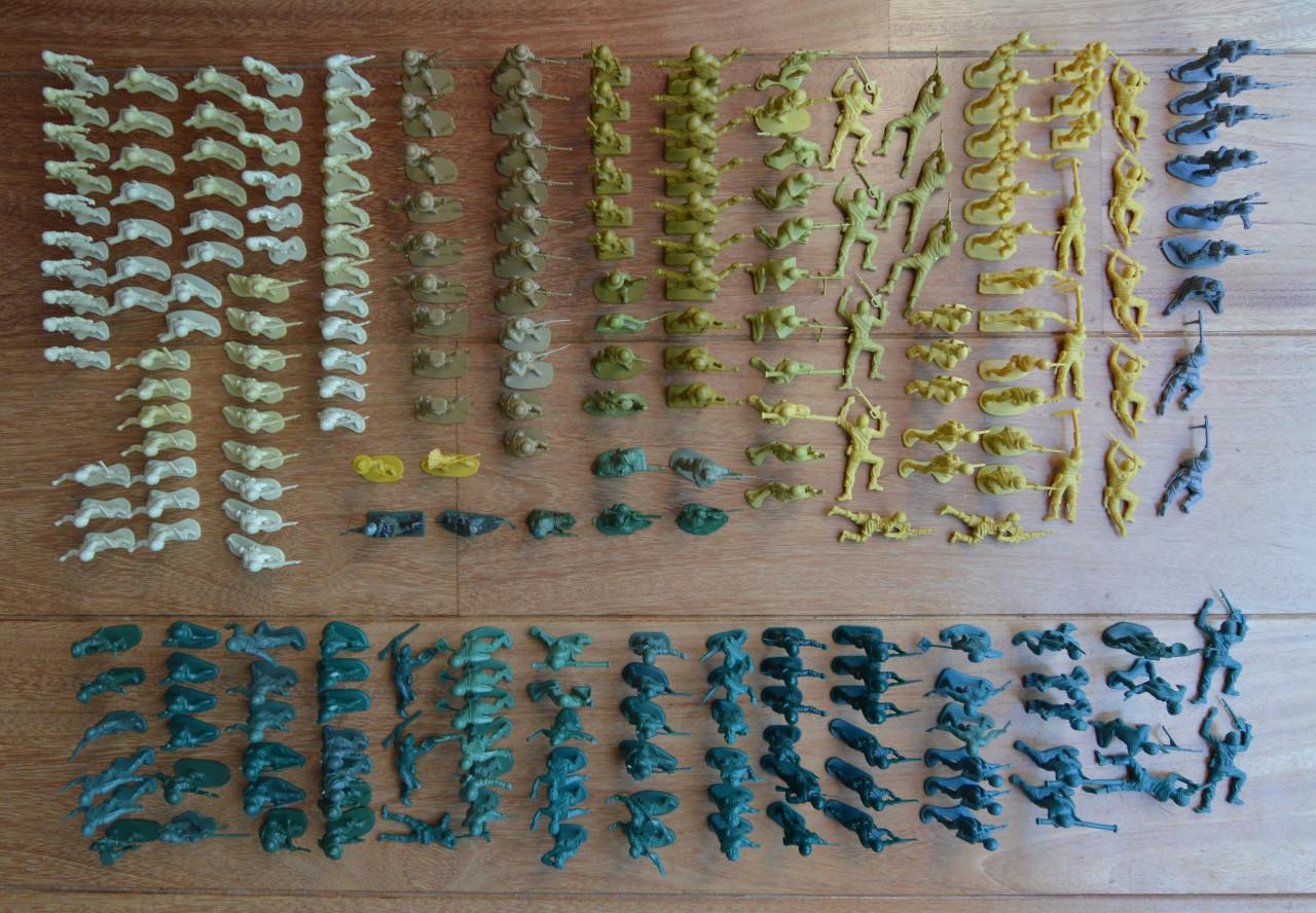 Megaset green army men (legerset speelgoed)