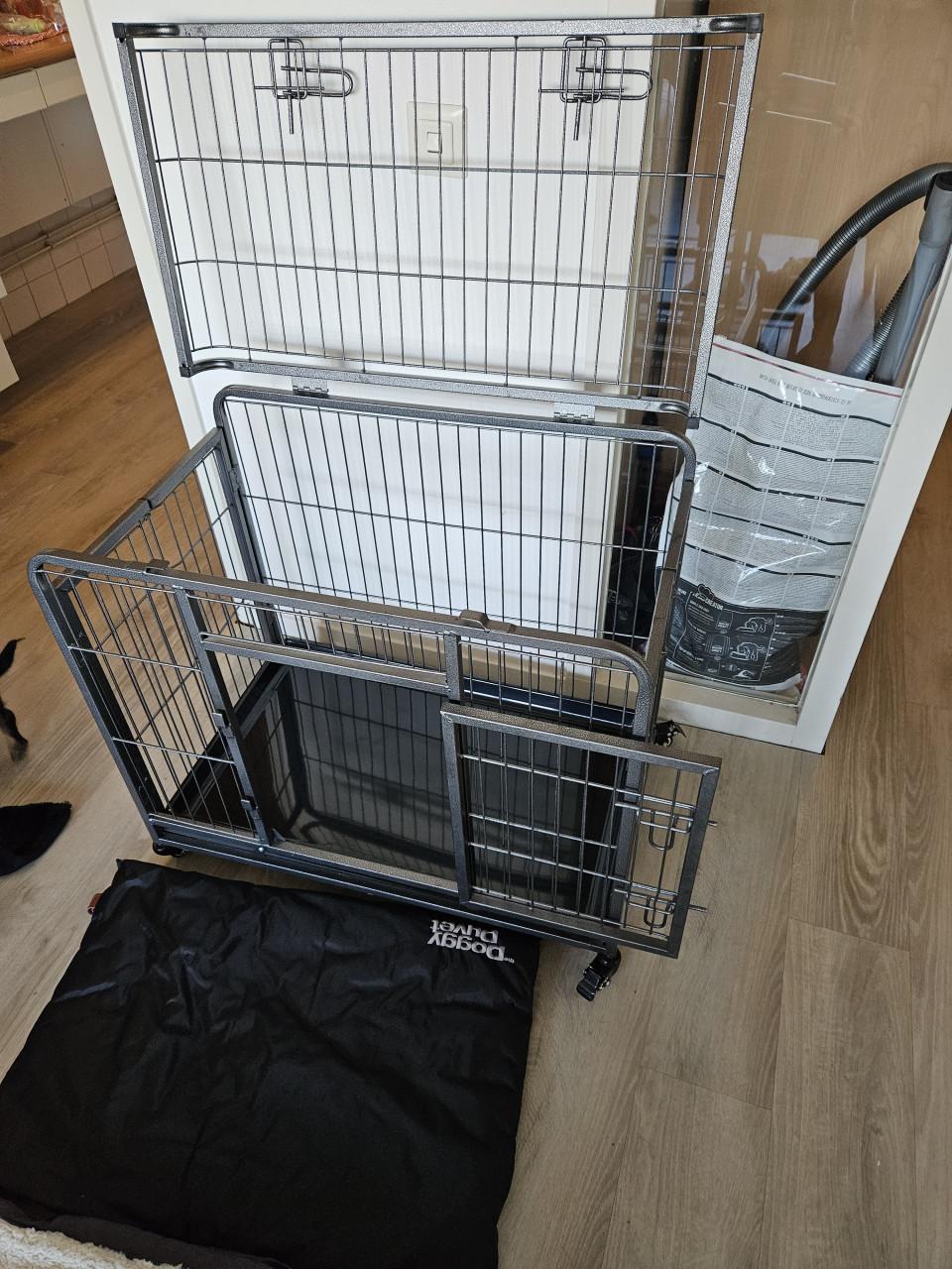 Duvo Bench + matras + mat +plaid in nieuwstaat