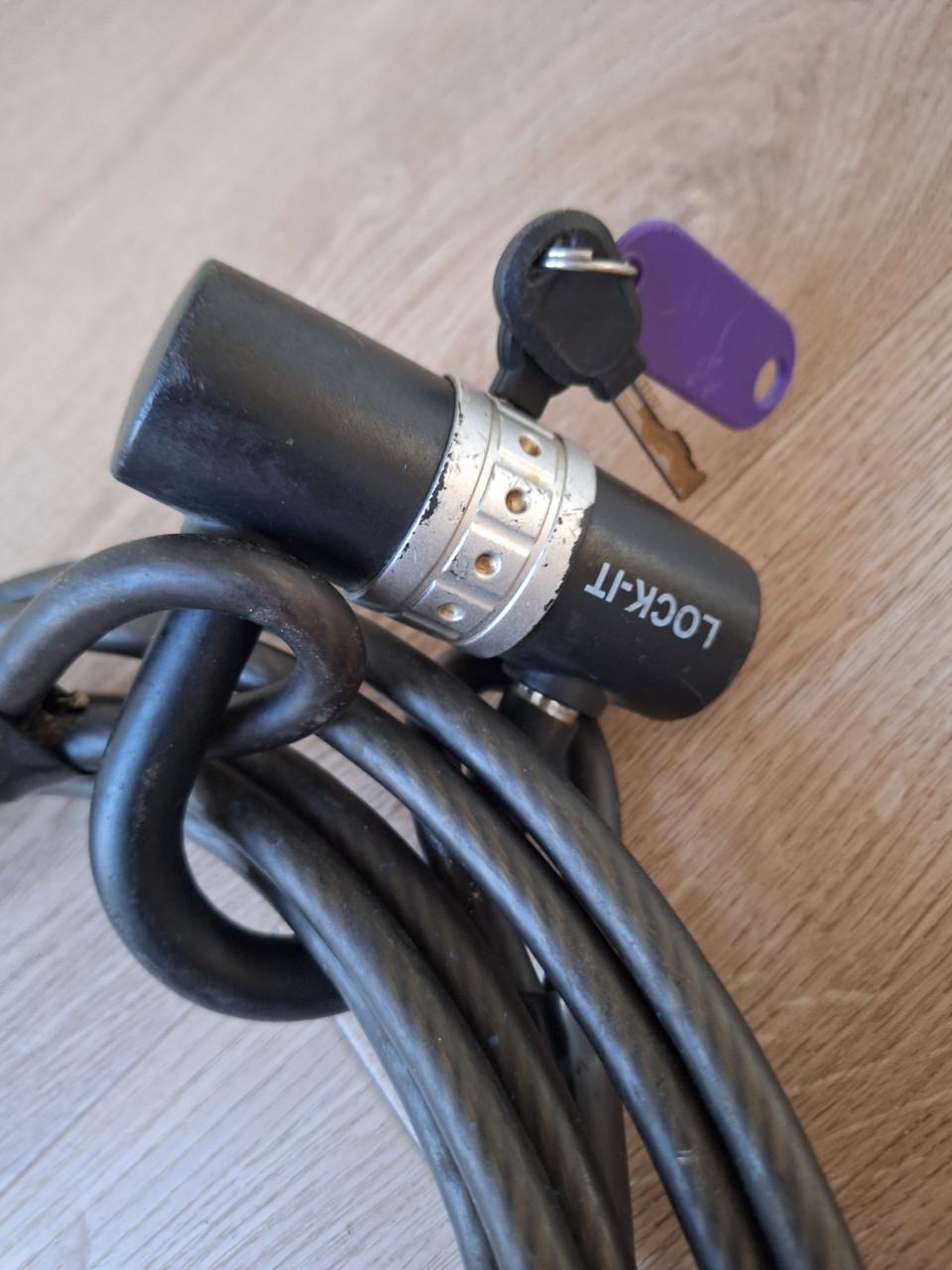 Staalkabel 5 meter met slot