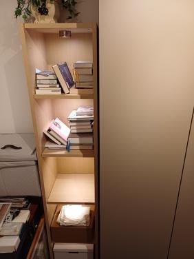 Vakkenkast met verlichting