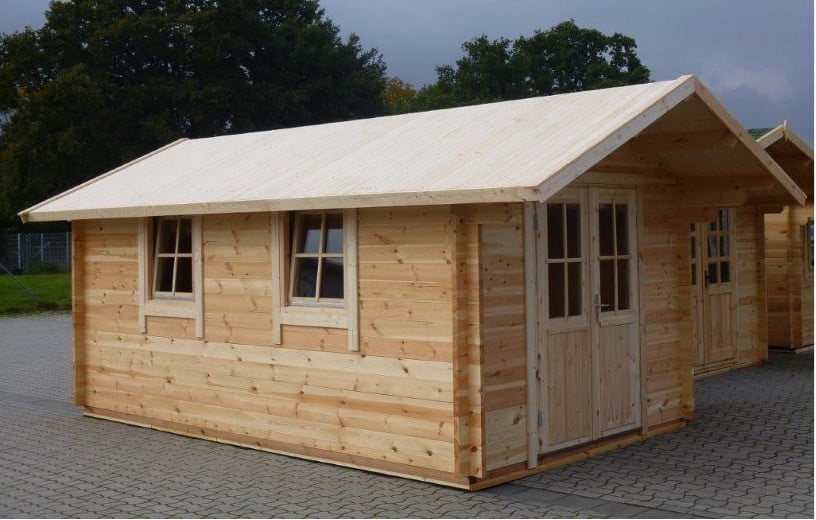 Tuinhuis model zwarte moerbei