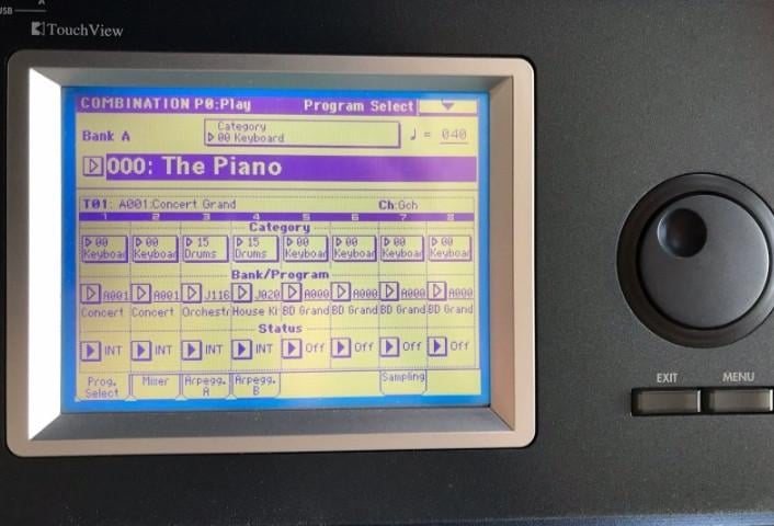 Korg keyboards (Triton Extreme en PA700)