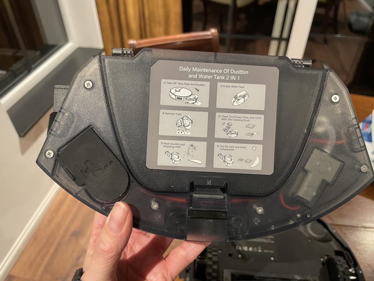 Robotstofzuiger met dweilfunctie