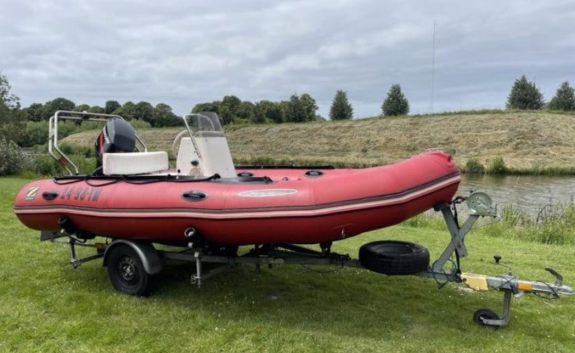Zodiac mk3 480 met mercury efi fourstroke 60 pk