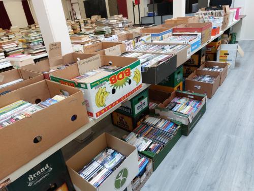 Jaarlijkse Grote Boeken- en Platenmarkt Vlijt & Volharding.