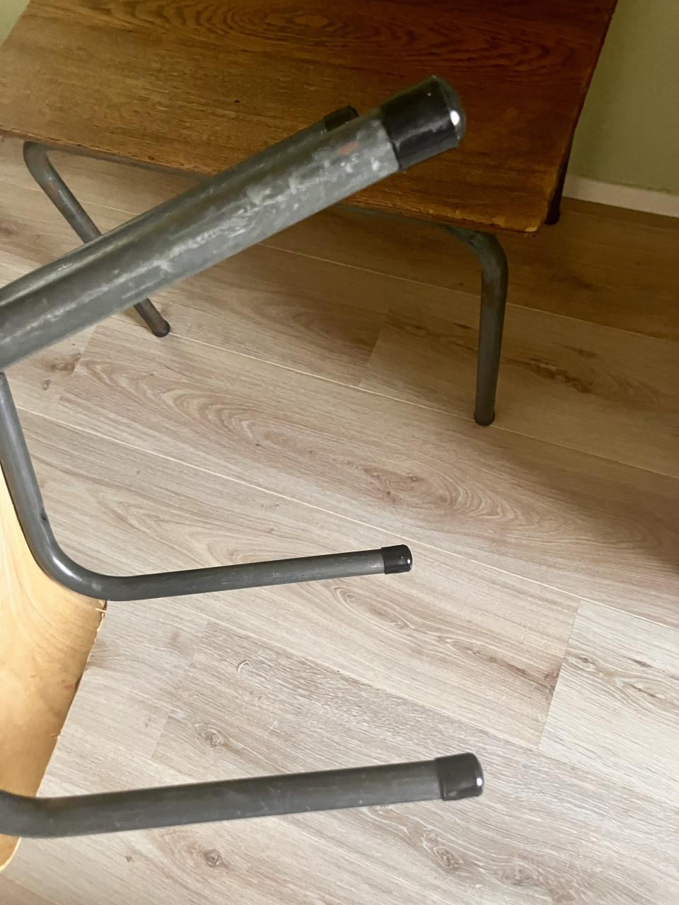 Kinderbureau + stoel Vintage Frankrijk