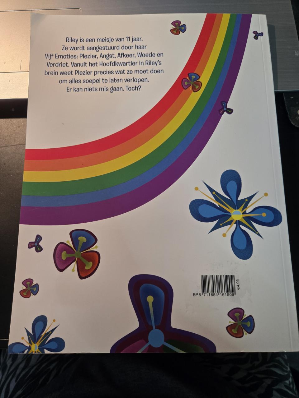 Stripboek van de film Binnenstebuiten (Inside Out) 2015