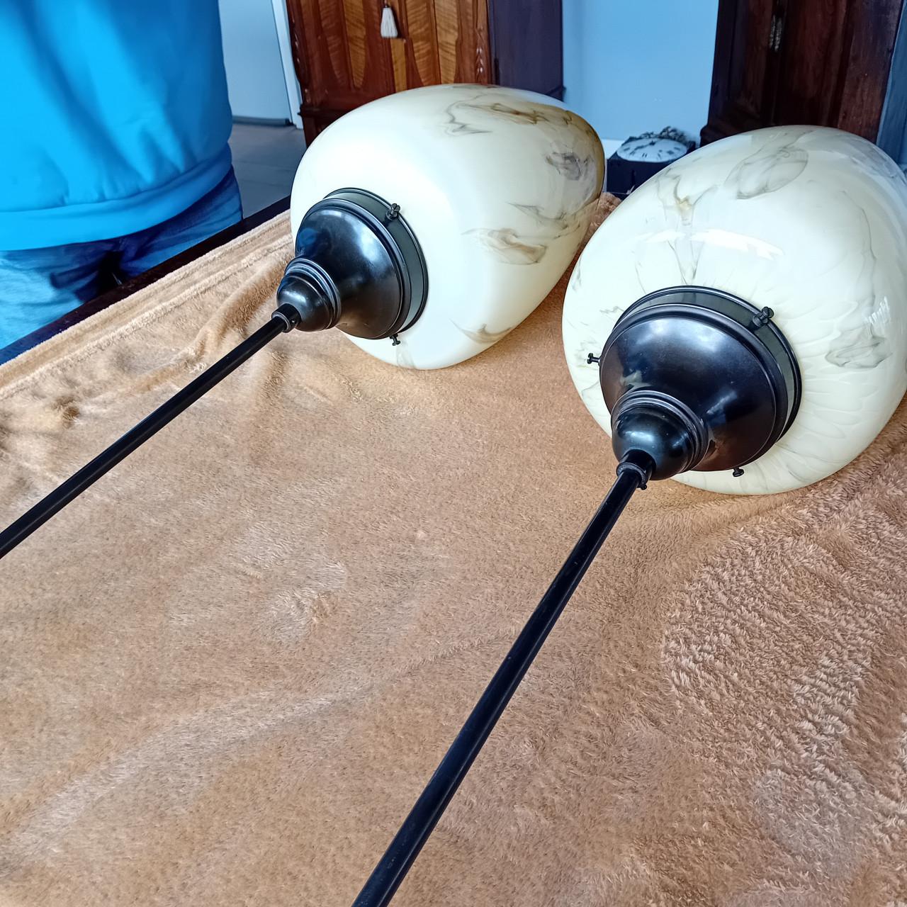 Prachtige art deco hanglampen