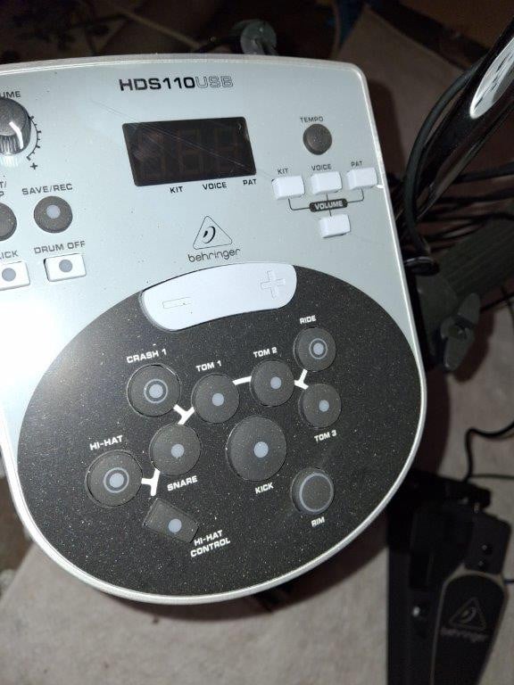 Behringer XD8USB Black Elektronisch drumstel