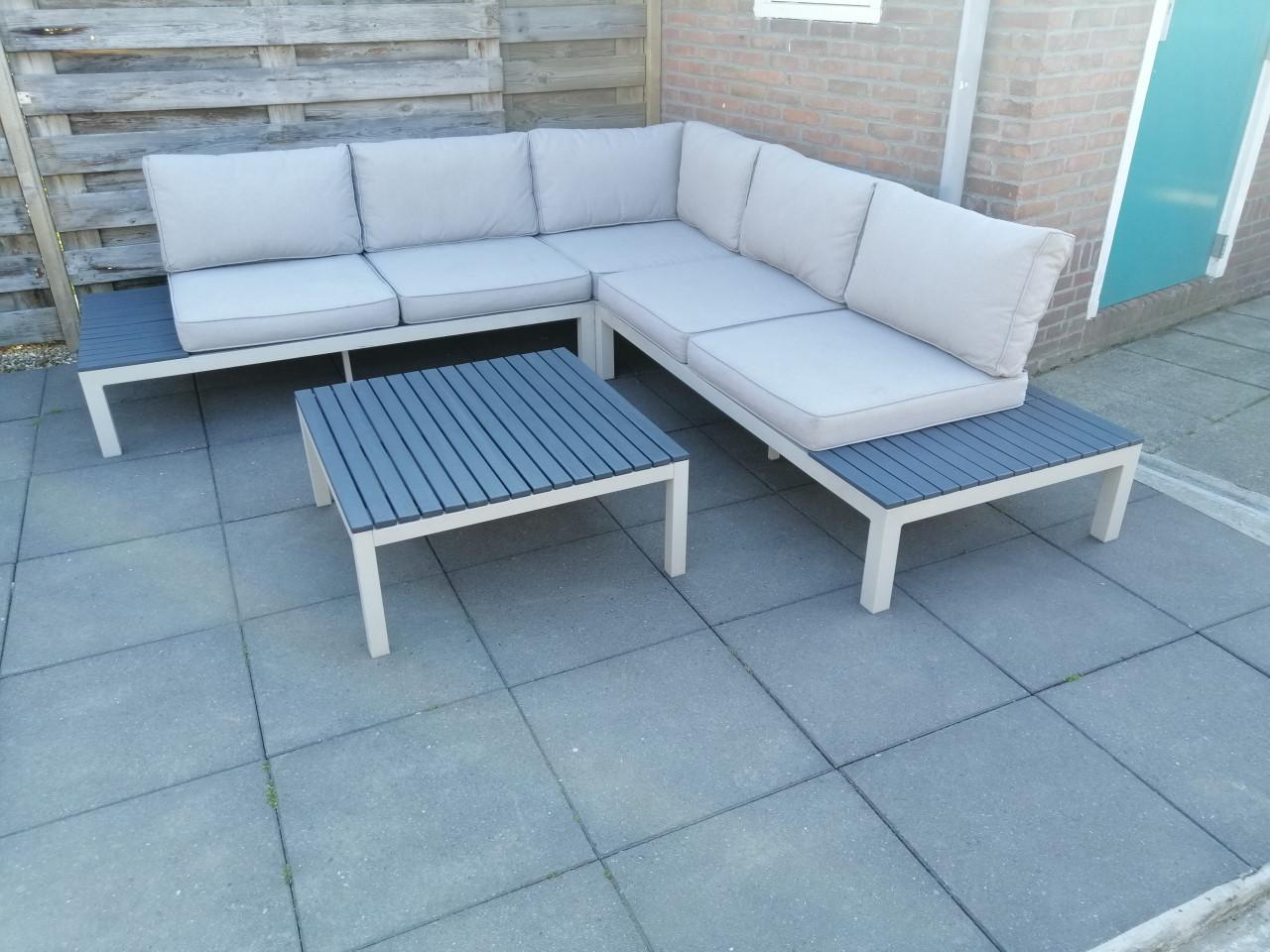 Aluminium Loungeset (Bezorging mogelijk)