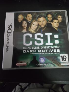 CSI: Crime Scene Investigation - Dark Motives game voor de Nintendo DS.