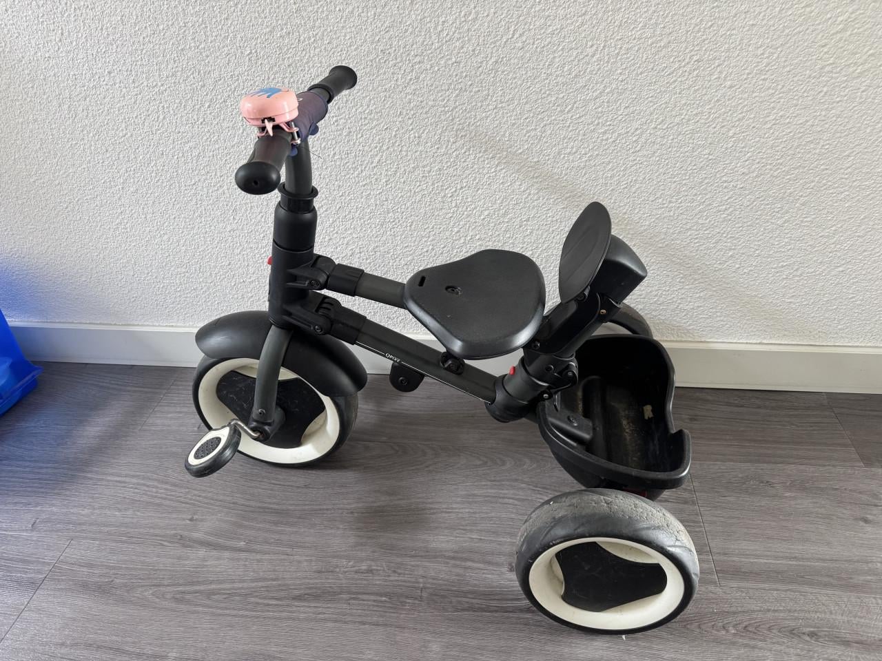 Qplay Rito driewielfiets met duwstang te koop