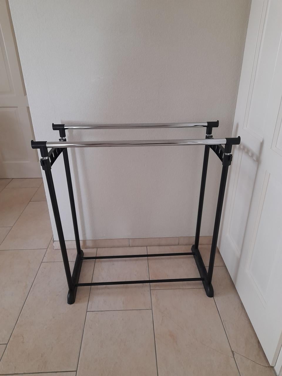 Kleding rek dubbel (verstelbaar)