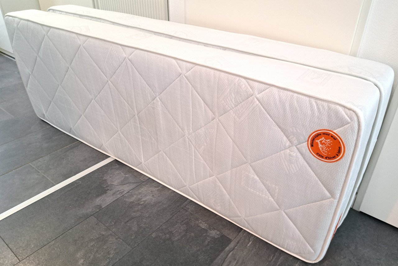 2 x Binnenveringsmatras ● 70x200x21 cm ● SG 40 ● H3