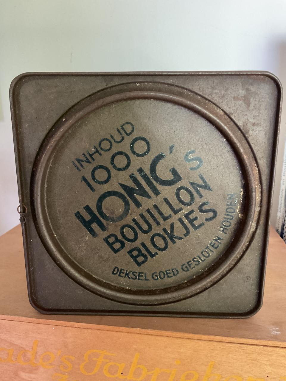 Oud Honig bouillonblokjes blik