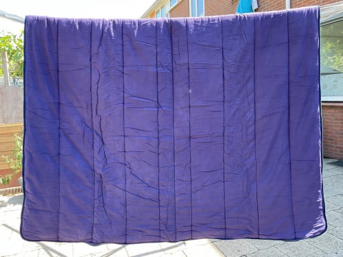 Twee slaapzakken blauw samen 6,-