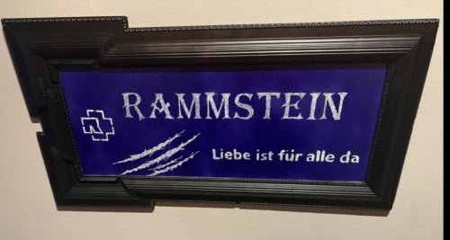 Rammstein artwork 90x50 cm