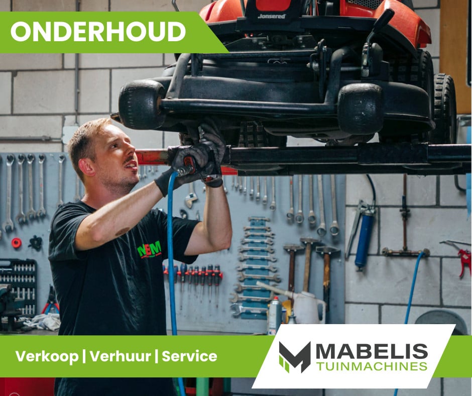 Onderhoud en reparatie Tuinmachine - Mabelis Tuinmachines