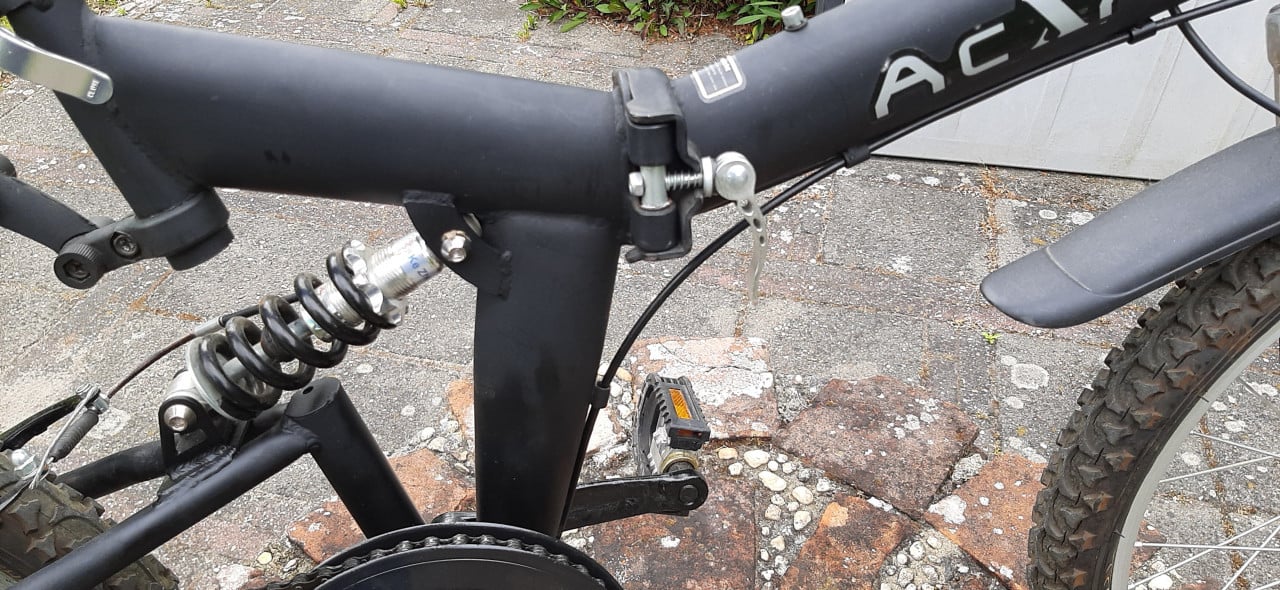 Vouwfiets 16inch, 6 versnelling Shimano, Merk ACXA zwart
