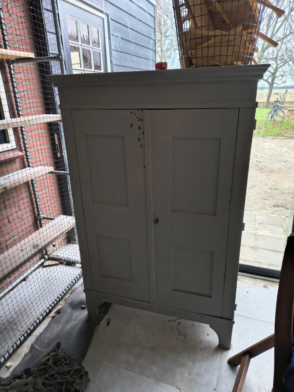 Brocante meisjeskast