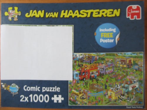 Van Haasteren puzzel 1000 stukjes, mist 2 stukjes, gratis