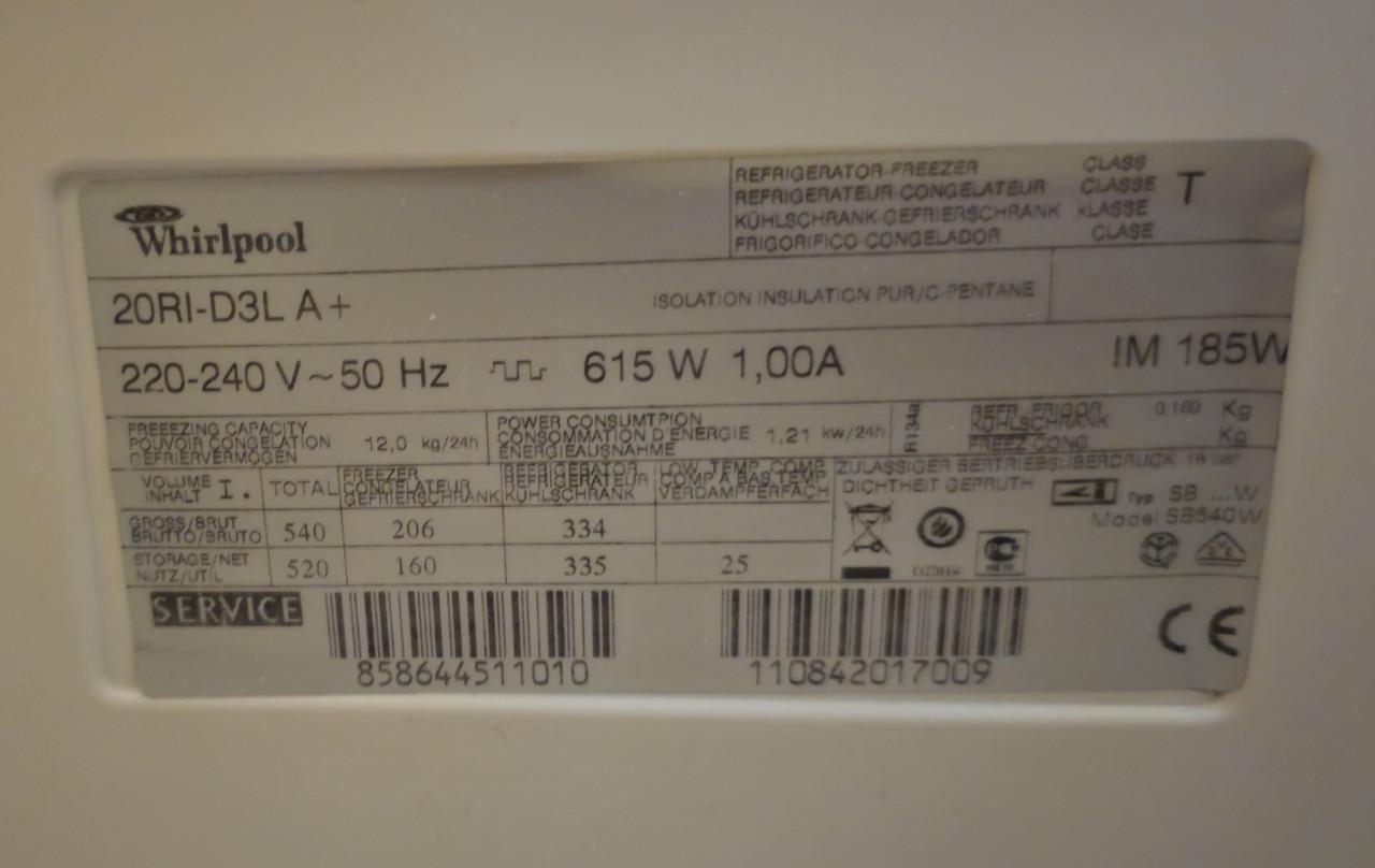 Koelkast Whirlpool