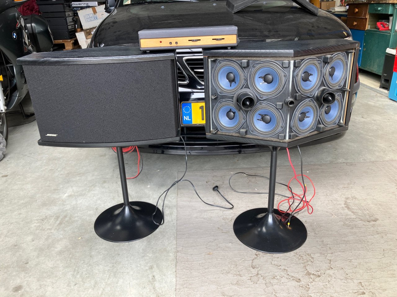 Bose 901 V6 laaste serie set inclusief stands en equalizer