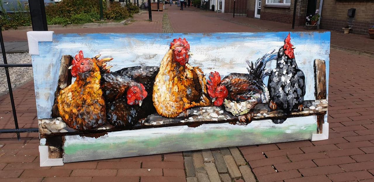 SCHITTERENDE 3D SCHILDERIJEN BIJ 3Z FACTORY IN ARNEMUIDEN