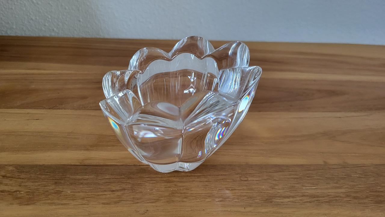 Waxinelichthouder sfeerlicht kristal bloemvorm