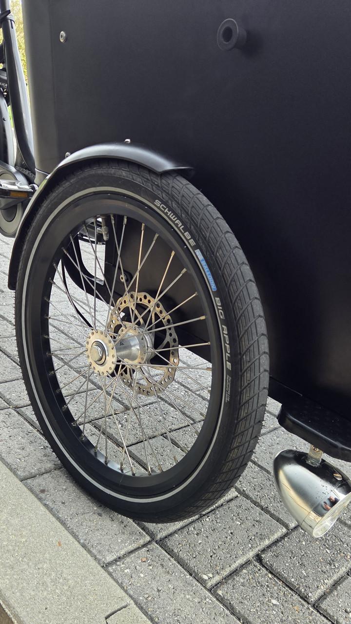 Prachtige Vogue Carry 3 Elektrische Driewielbakfiets  Matzwart (2392 km)