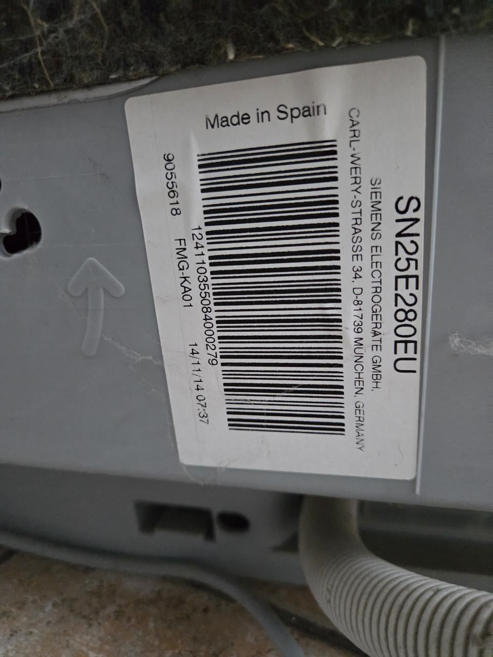 (VERKOCHT) Siemens Vaatwasser (vrijstaand, geen inbouw)