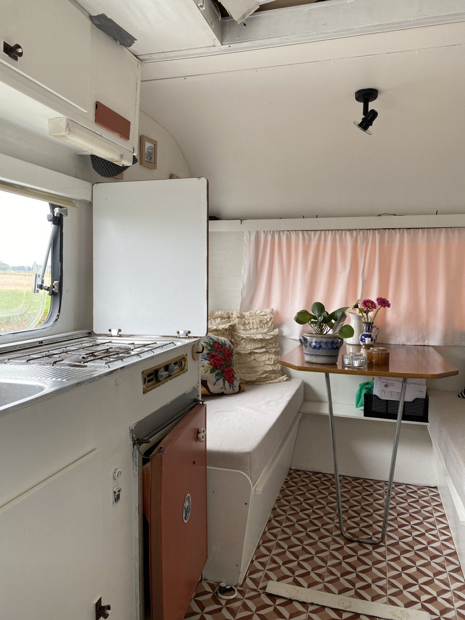 Retro caravan