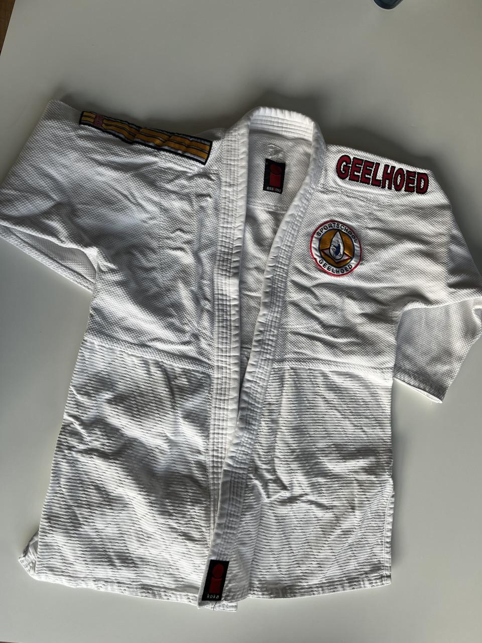 Judopak geelhoed mt 170 in nieuwstaat