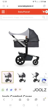 Zonnedoek voor joolz kinderwagen