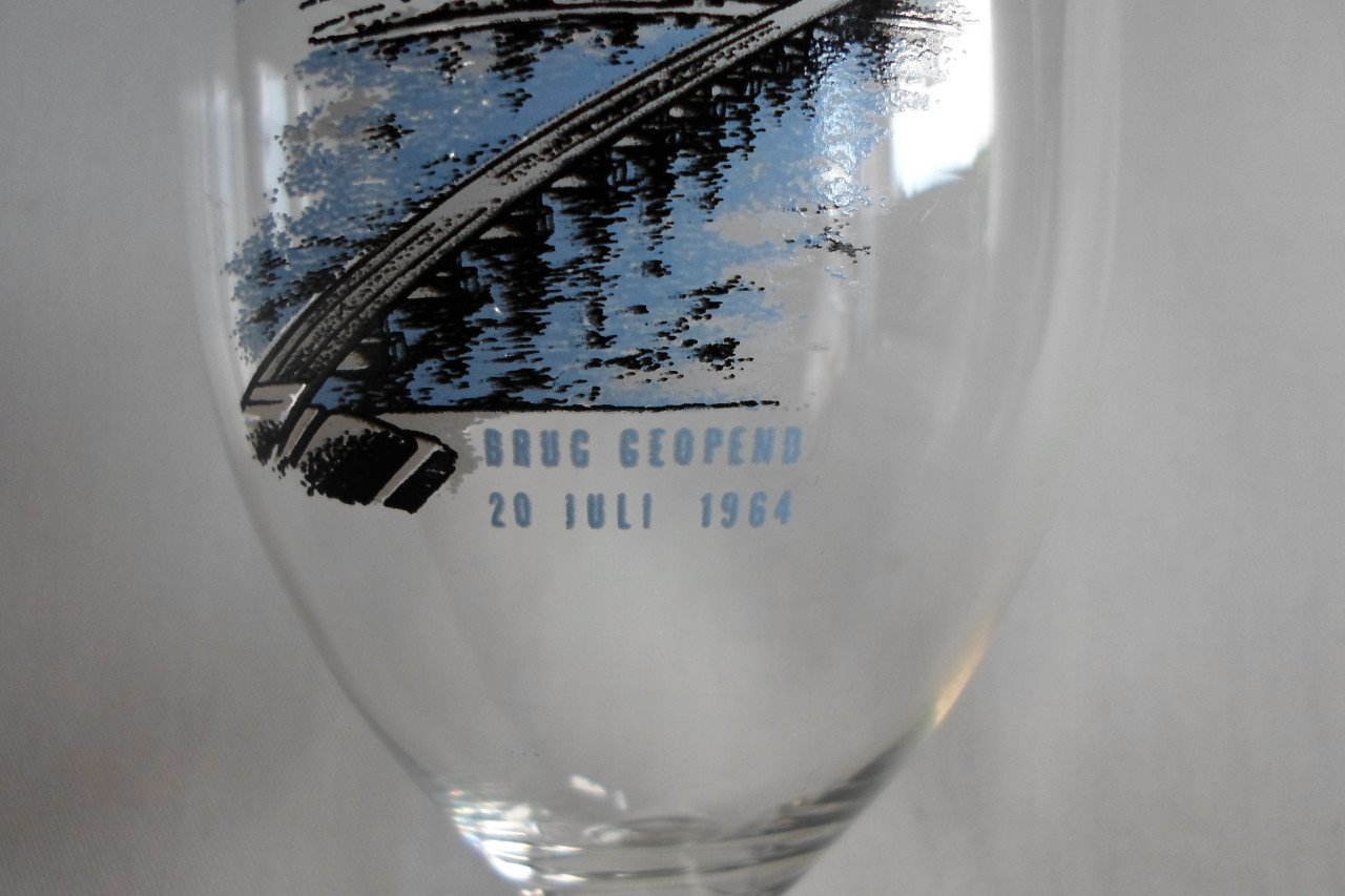 Glas Deltawerken Haringvliet 1964