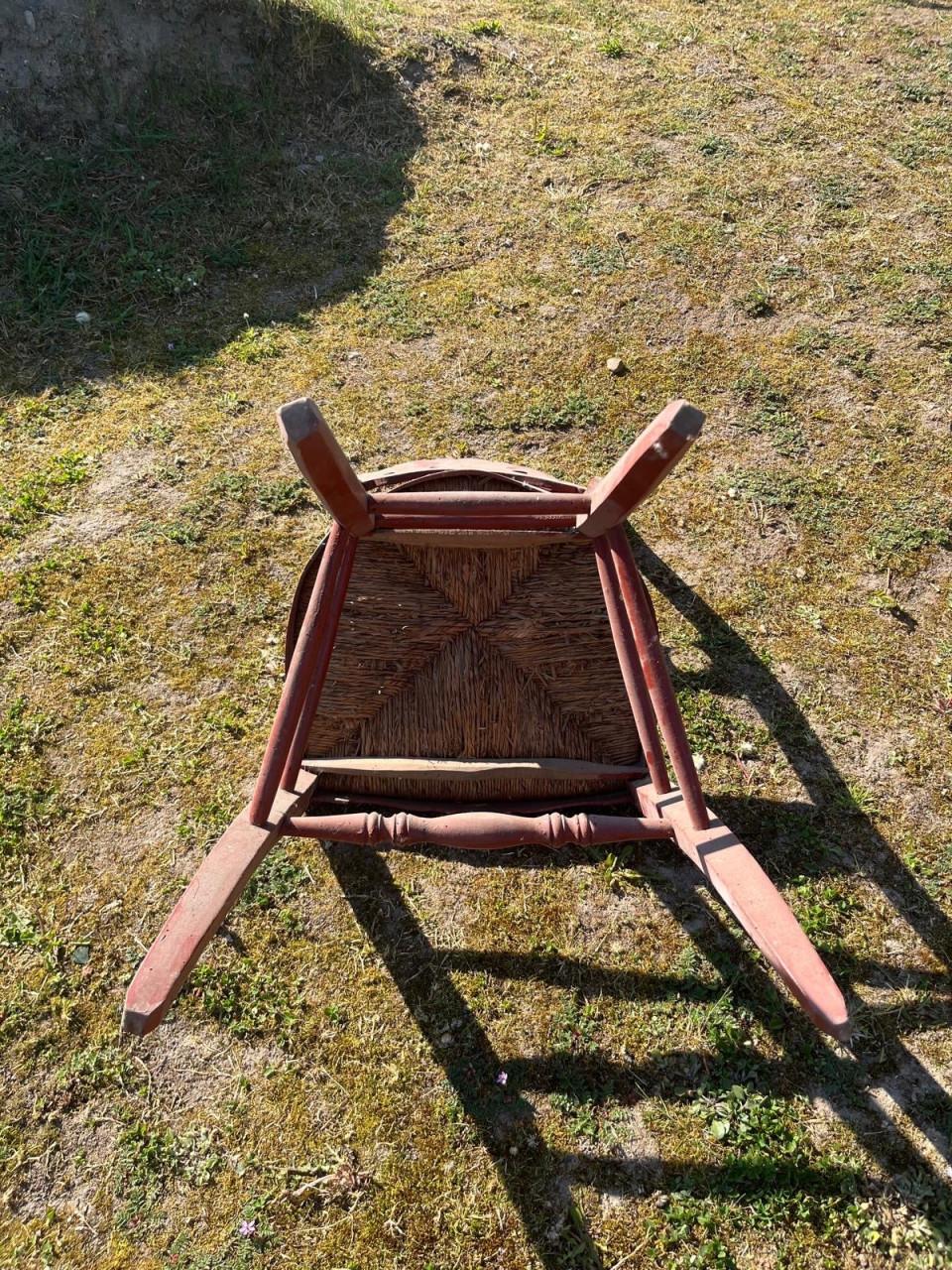 Biedermeier stoel, antiek