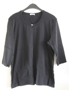 Zwart tshirt maat 48